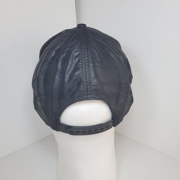 Vintage Black Hawaii Marlin Fish Hat Cap Embroidered Outdoor Snapback Sportsman - Picture 4 of 8